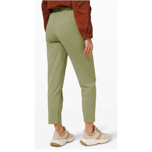 NWT Lululemon Keep Moving Pant 7/8 High-Rise Rosemary Green-sz 6 - Picture 5 of 9
